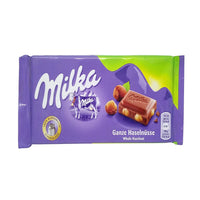 Thumbnail for Milka Whole Hazelnut Chocolate Bar