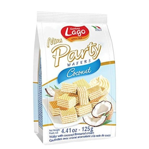 Lago Mini Party Wafers - Coconut Cream