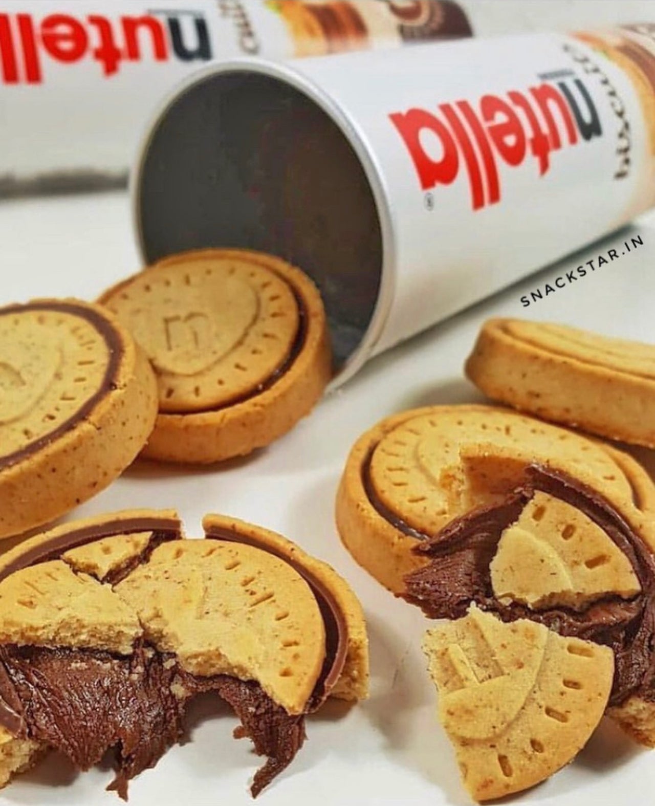 Nutella biscuit tube