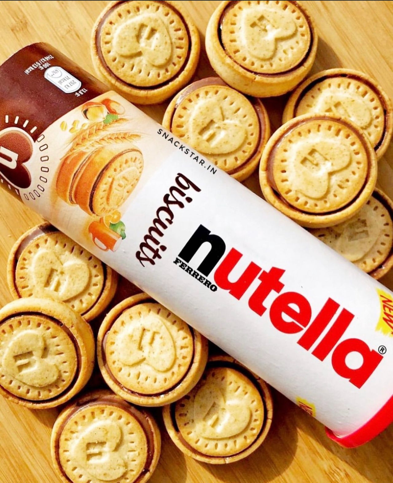 Nutella biscuit tube