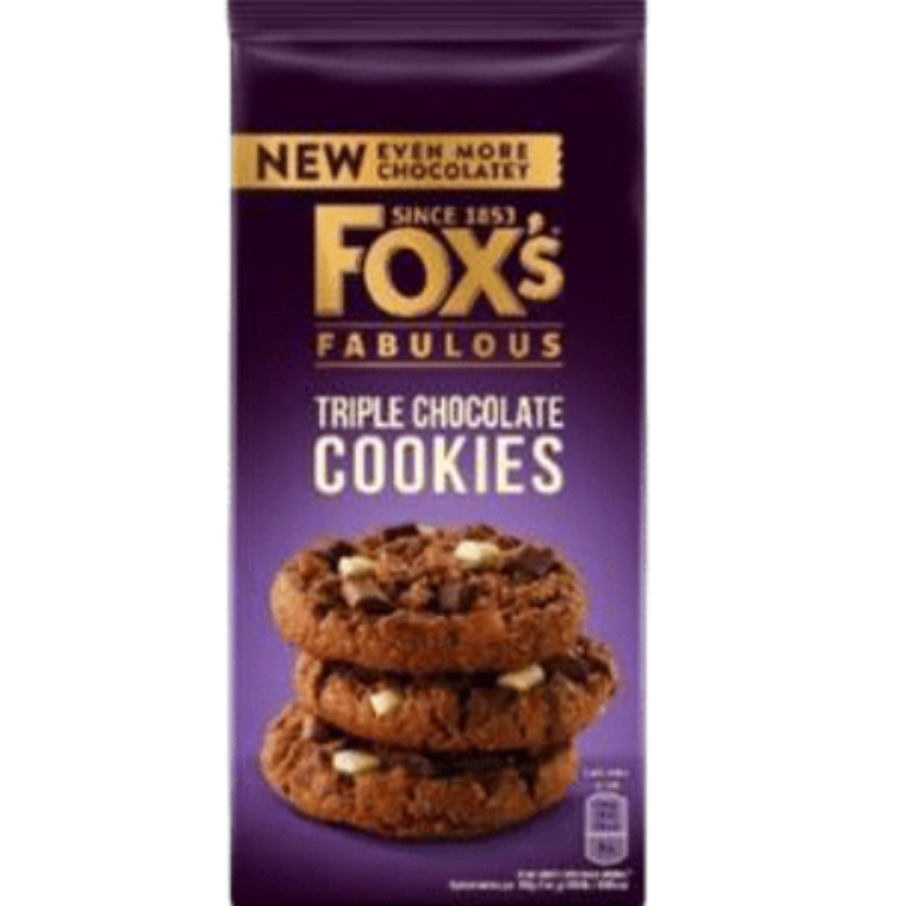 Fox's Fabulous Cookies - Triple Chocolate