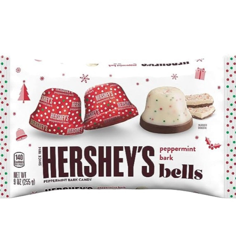 Hershey's Peppermint Bark Bells Chocolate 255g