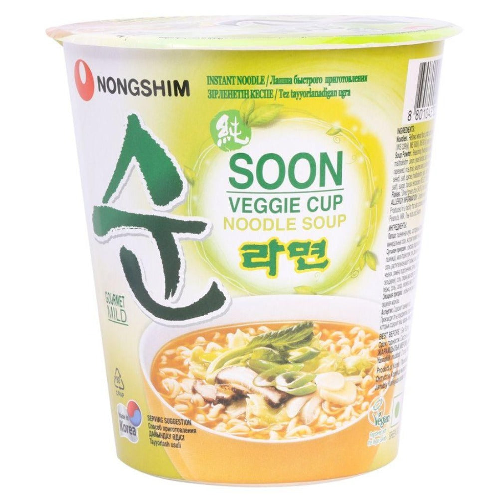 Nongshim Soon Veggie Cup Noodle Soup