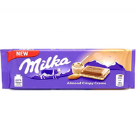 Thumbnail for Milka Almond Crispy Creme Chocolate Bar