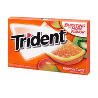 Thumbnail for Trident Sugar Free Gum - Tropical Twist